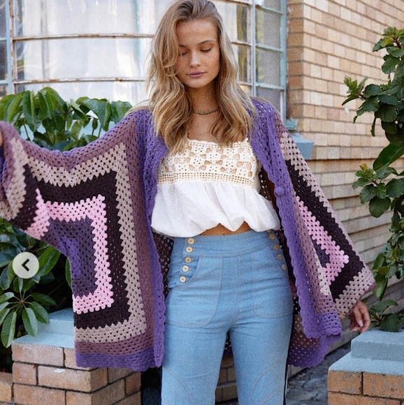 NWT Chasing Unicorns Colorado Girl Short Cardigan - Picture 2 of 7